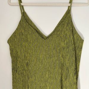 ZARA - Gingham Slip Dress NWT